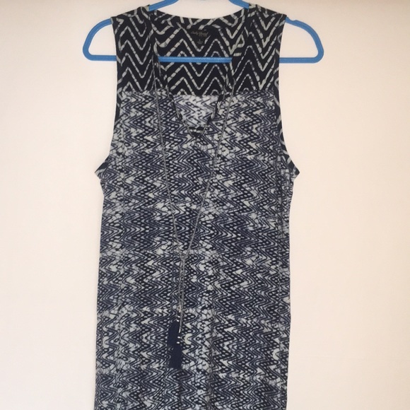 Lucky Brand Large Navy Dress - Picture 2 of 6